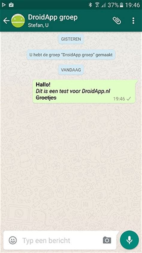 doorgestreept whatsapp|Tekst doorstrepen in WhatsApp (met afbeeldingen)